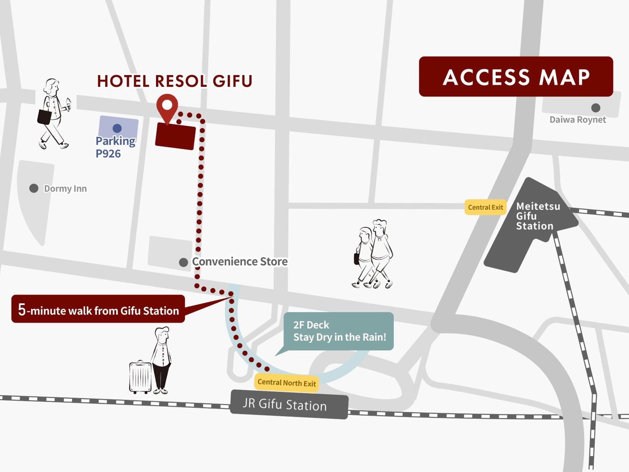 Hotel Resol Gifu Exterior foto